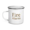 Fire Alarm Enamel Mug