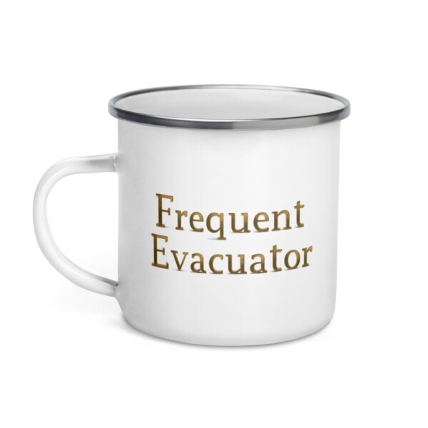 Frequent Evacuator Enamel Mug