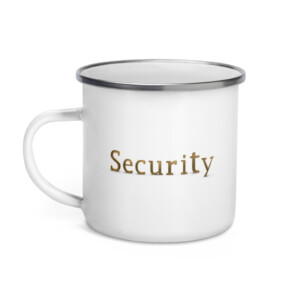 Security Enamel Mug