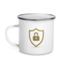 Security Symbol Enamel Mug