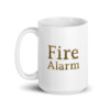 Fire Alarm White Glossy Mug - 15oz