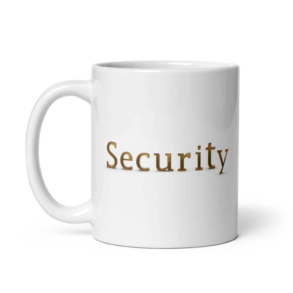 Security White Glossy Mug - 11oz