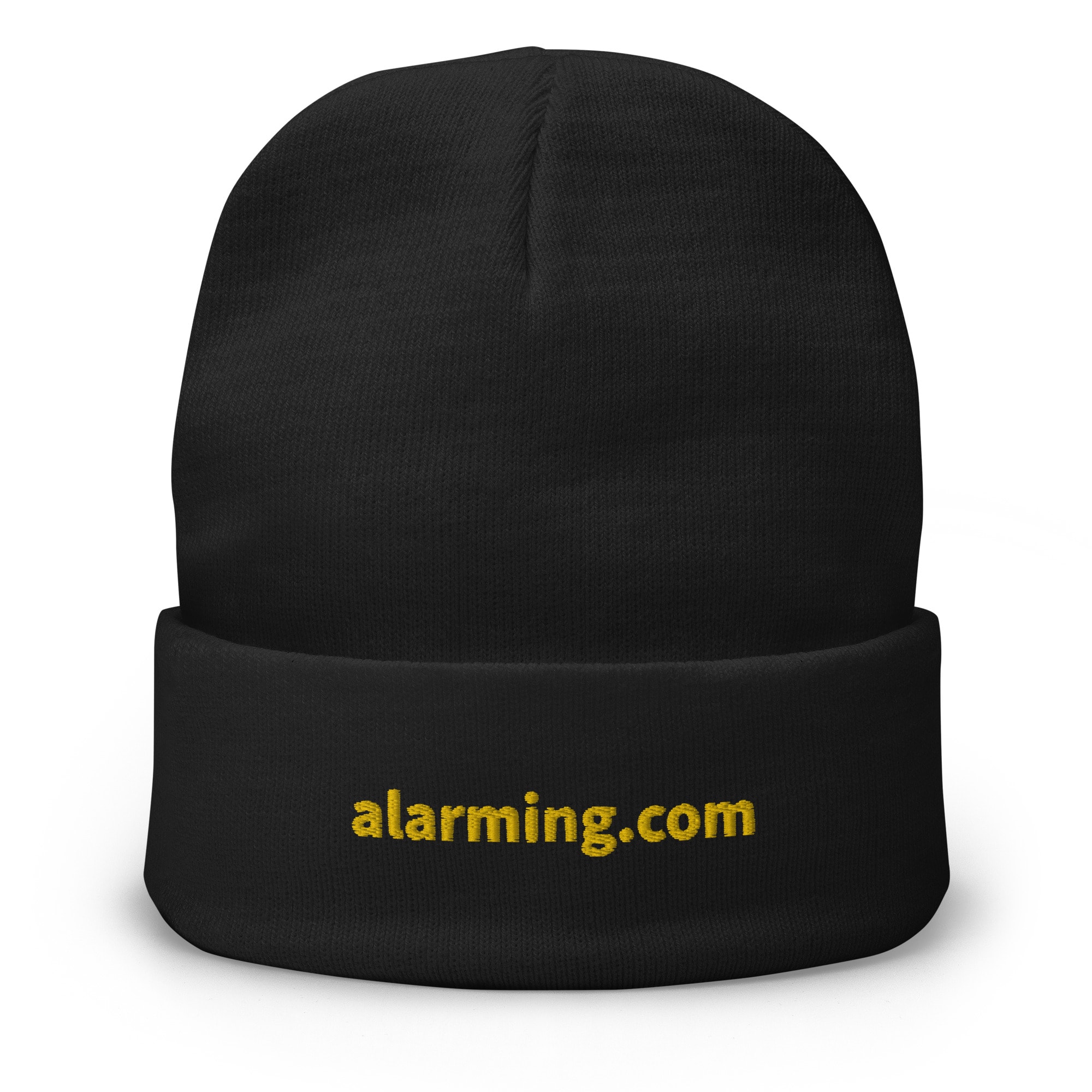 alarming.com Embroidered Beanie - Black