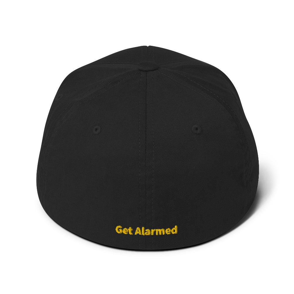 Get Alarmed Backward Cap - L/XL, Black