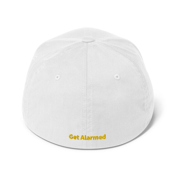Get Alarmed Backward Cap - L/XL, White