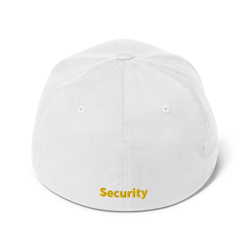 Security Backward Cap - L/XL, White
