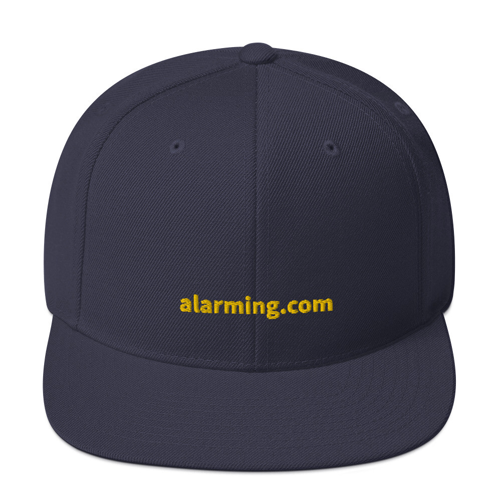alarming.com Snapback Cap - Navy