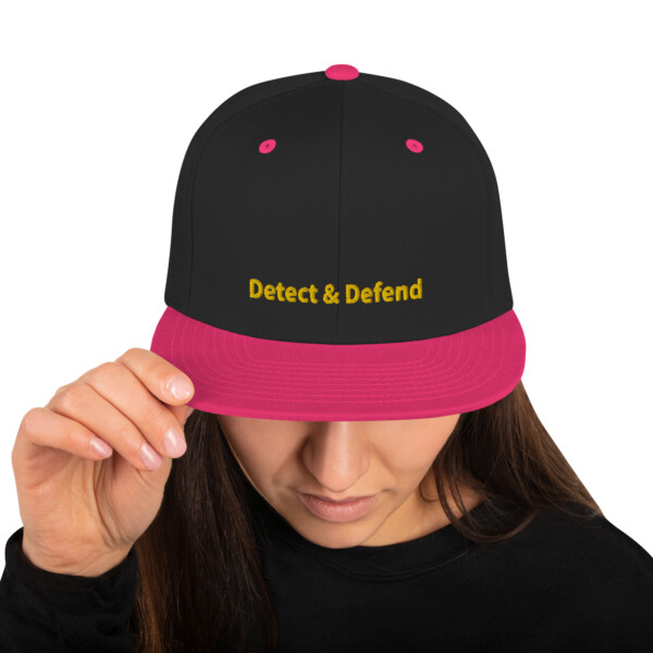 Detect and Defend Snapback Cap