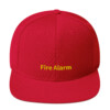 Fire Alarm Snapback Cap - Red