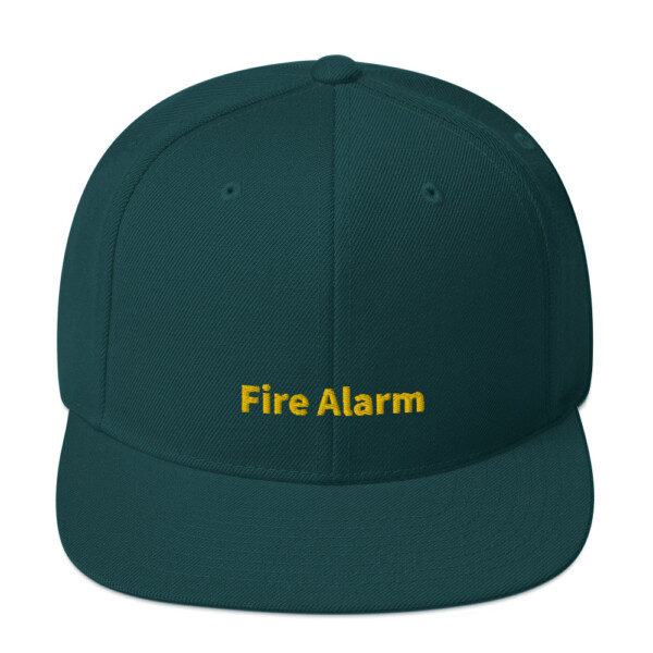Fire Alarm Snapback Cap - Spruce