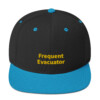 Frequent Evacuator Snapback Cap - Black/ Teal