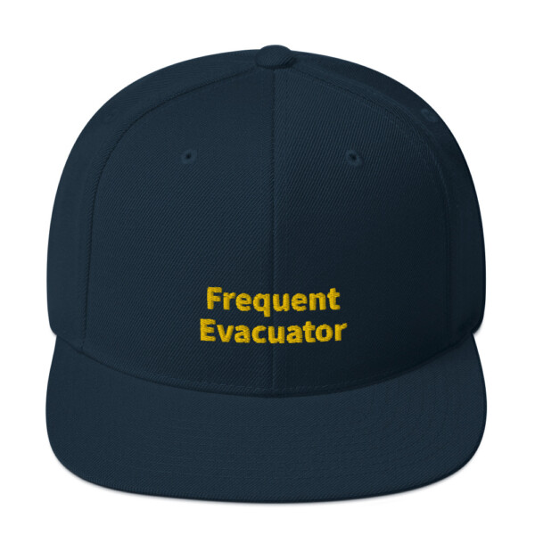 Frequent Evacuator Snapback Cap - Dark Navy