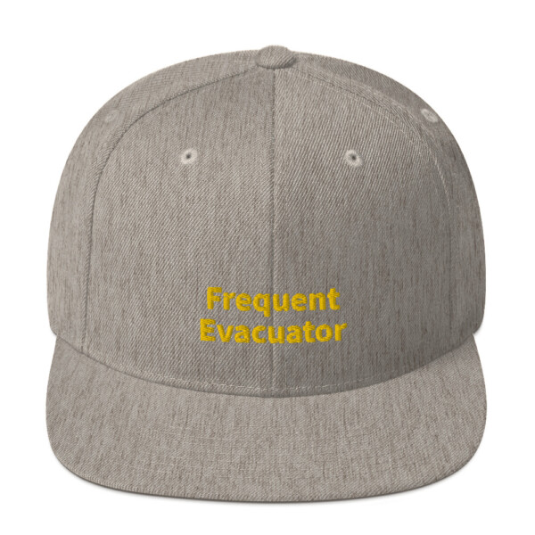 Frequent Evacuator Snapback Cap - Heather Grey
