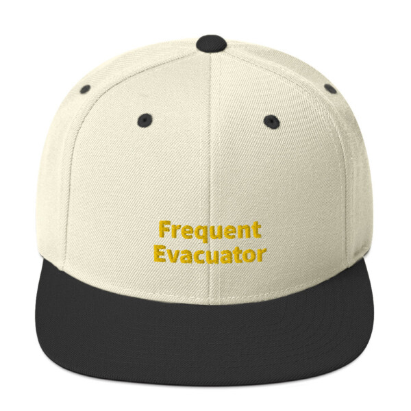 Frequent Evacuator Snapback Cap - Natural/ Black