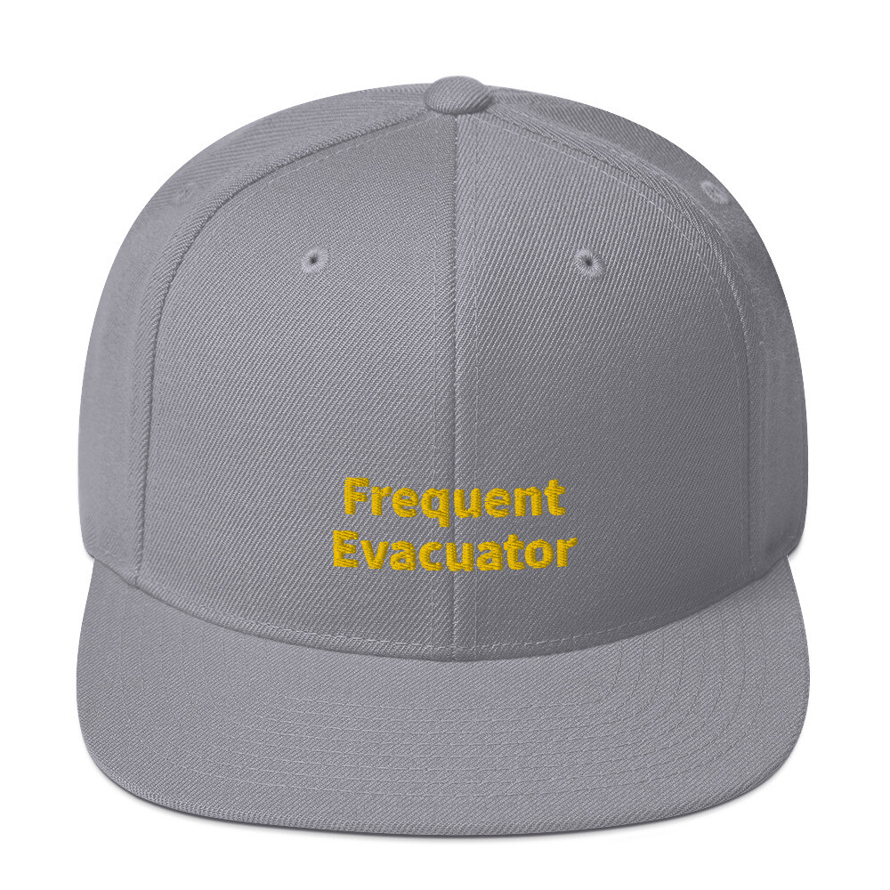 Frequent Evacuator Snapback Cap - Silver