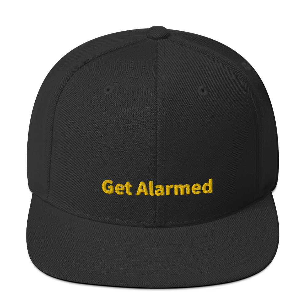 Get Alarmed Snapback Cap