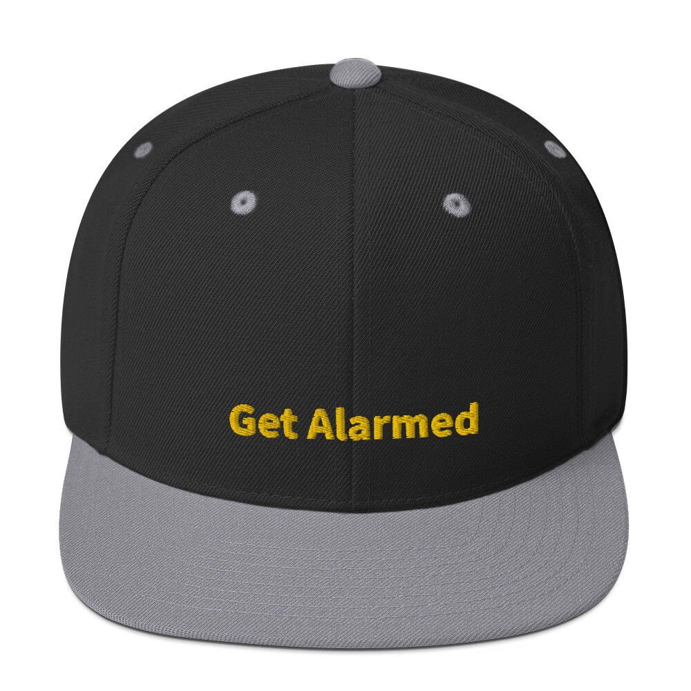 Get Alarmed Snapback Cap