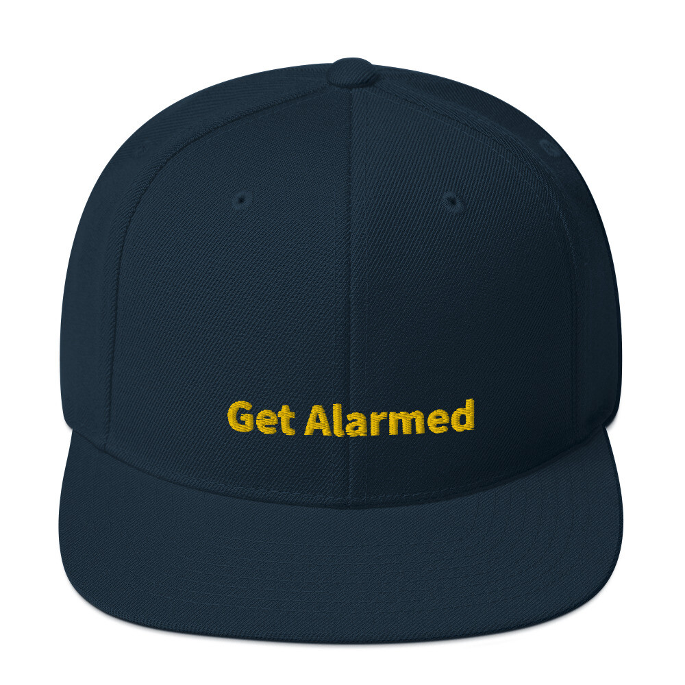 Get Alarmed Snapback Cap