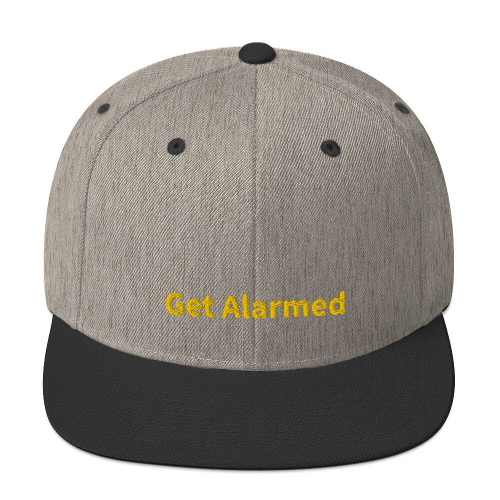 Get Alarmed Snapback Cap