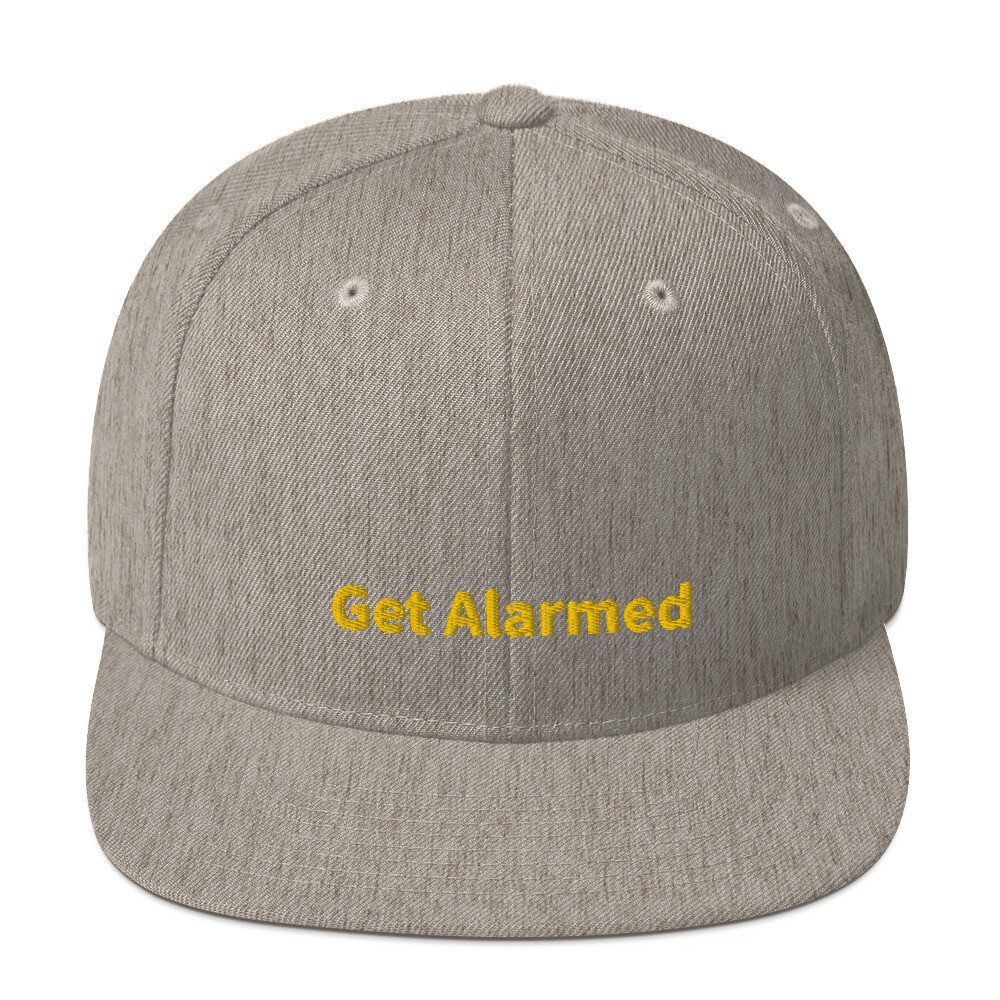 Get Alarmed Snapback Cap