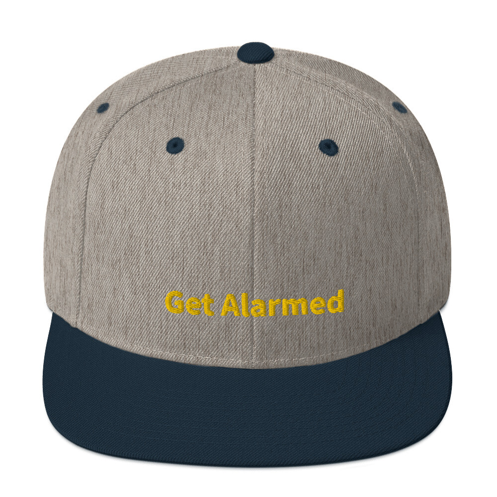 Get Alarmed Snapback Cap