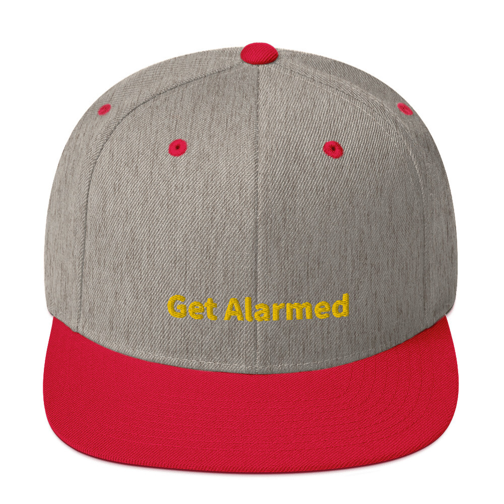 Get Alarmed Snapback Cap