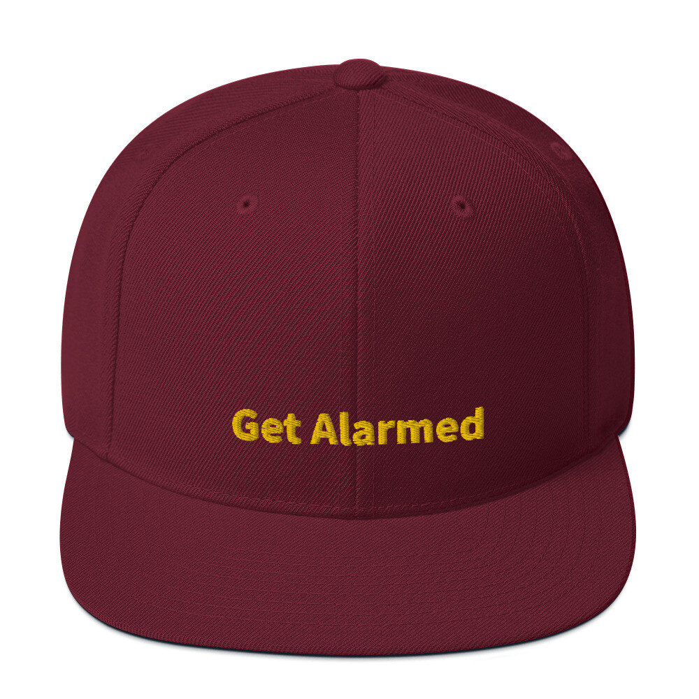 Get Alarmed Snapback Cap