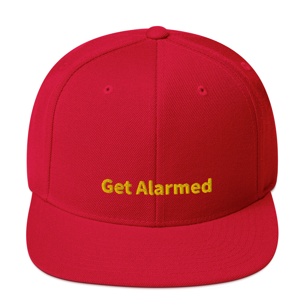 Get Alarmed Snapback Cap