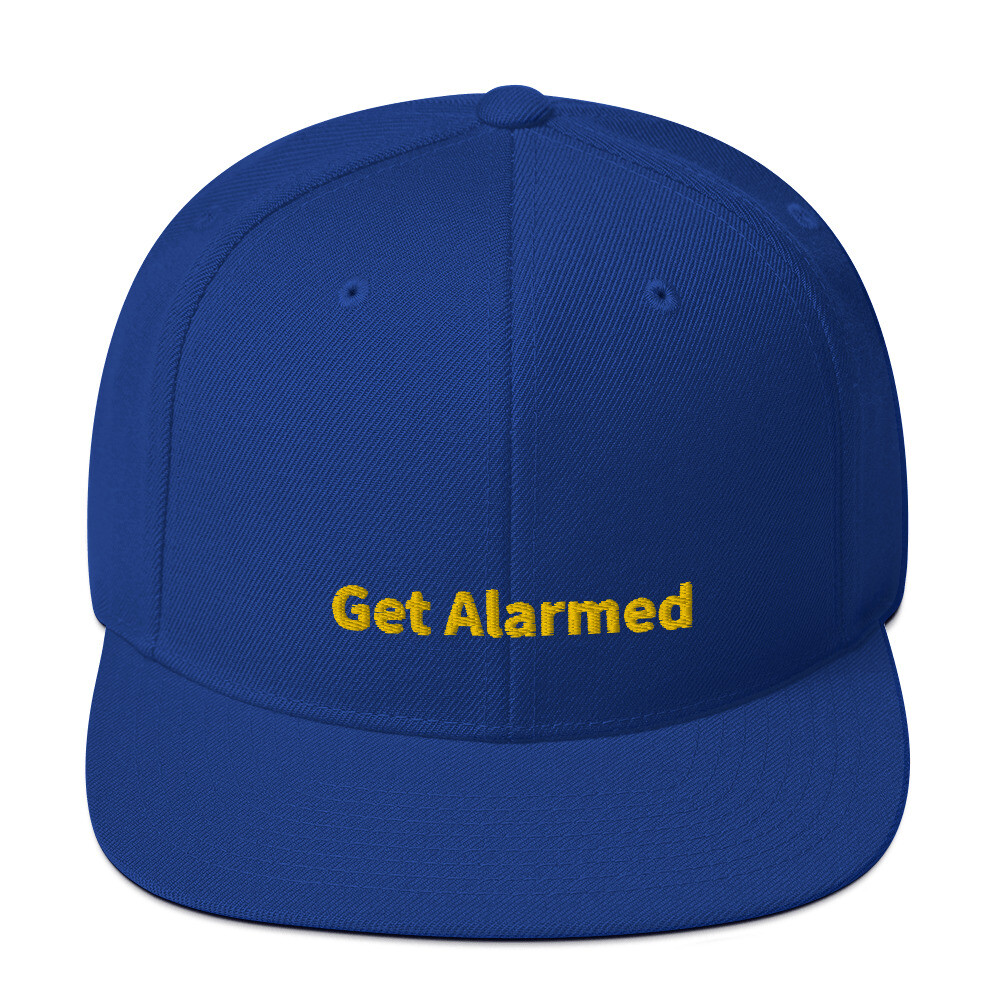 Get Alarmed Snapback Cap