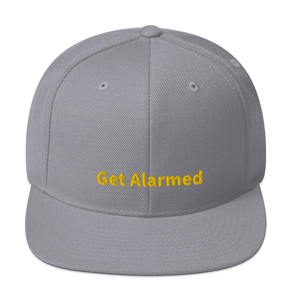 Get Alarmed Snapback Cap