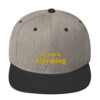 My Job Is Alarming Snapback Cap - Heather/Black