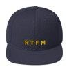 RTFM Snapback Cap - Navy