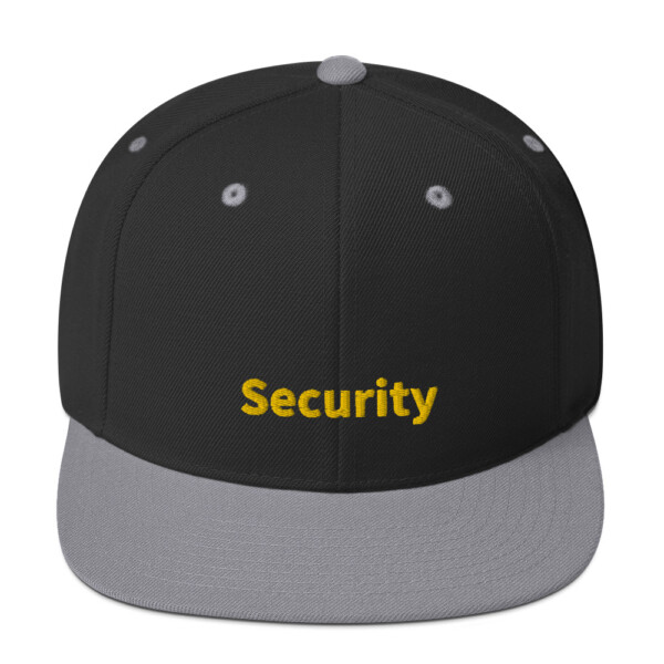 Security Snapback Cap