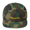 Security Snapback Cap - Green Camo