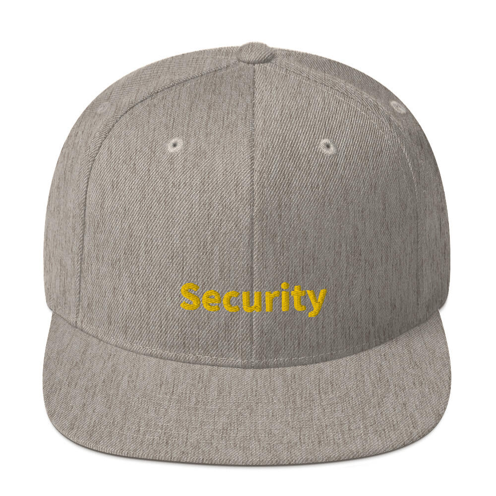 Security Snapback Cap - Heather Grey