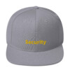 Security Snapback Cap - Silver