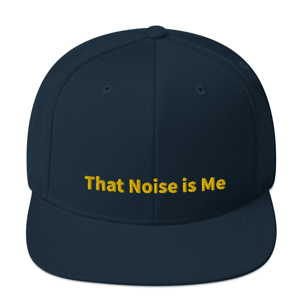 That Noise is Me Snapback Cap - Dark Navy