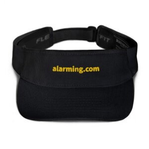 alarming.com Visor - Black