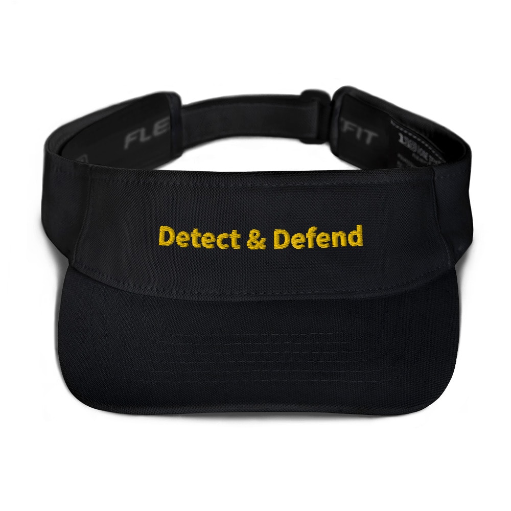 Detect and Defend Visor - Black