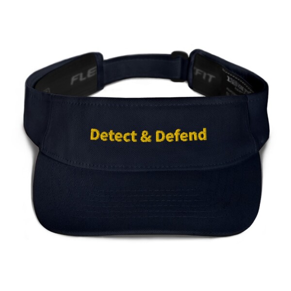Detect and Defend Visor - Navy