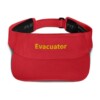 Evacuator Visor - Red