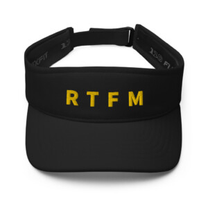 RTFM Visor - Black