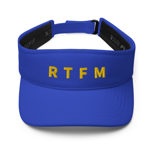 RTFM Visor - Royal